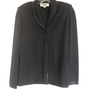 St. John Black Suit and Skirt